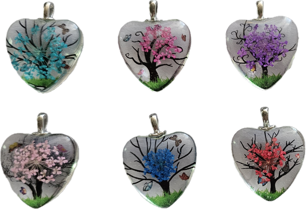 Dijes corazon arbol de la vida